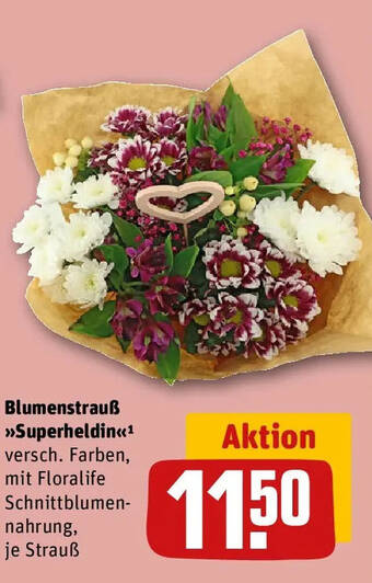 Blumenstrauß Superheldin