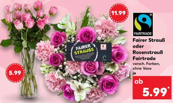 Fairer Strauß oder Rosenstrauß Fairtrade