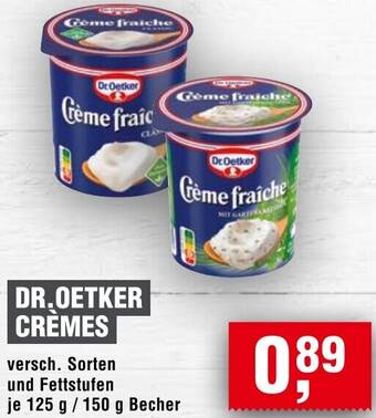 Dr. oetker crèmes