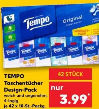 TEMPO Taschentücher Design-Pack