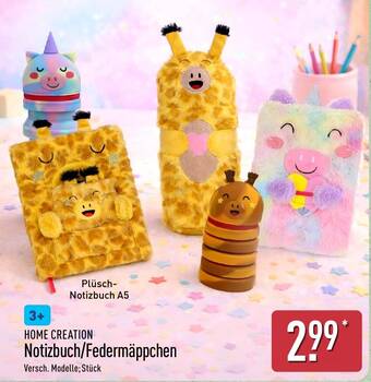 HOME CREATION Notizbuch/Federmäppchen