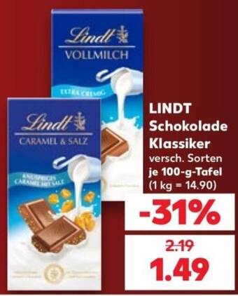 Lindt Schokolade Klassiker