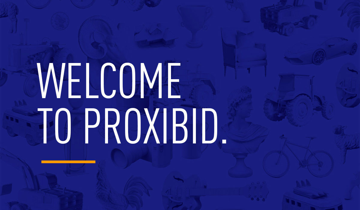 Welcome to Proxibid