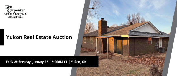  Yukon Real Estate Auction | Bidding ends Wednesday, January 22, 2025  |  9:00 AM Central