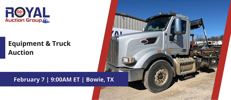 Equipment & Truck Auction | Friday, February 7, 2025  |  9:00 AM Eastern