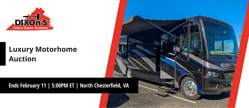 2019 Newmar Bay Star 3414 Luxury Motorhome Auction | Lots start Closing Tuesday, February 11, 2025  |  5:00 PM Eastern