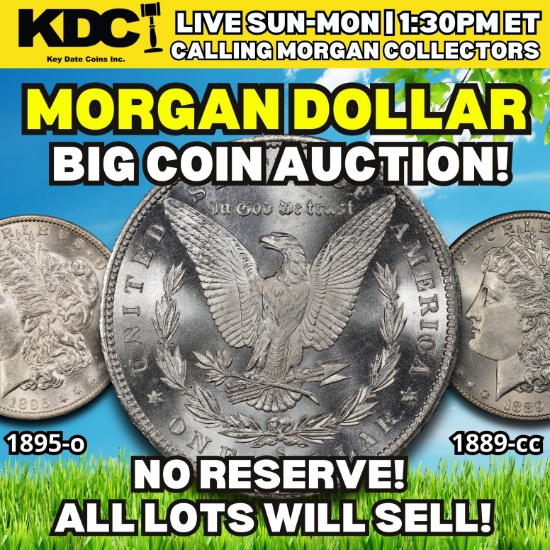 Rare Key Dates - Morgan Dollar Coin Auction