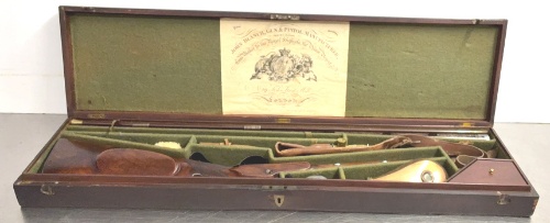 Original Mortimer & Blanch Flintlock Rifle & Case