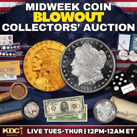 Midweek Coin Blowout Collector Coin Auction