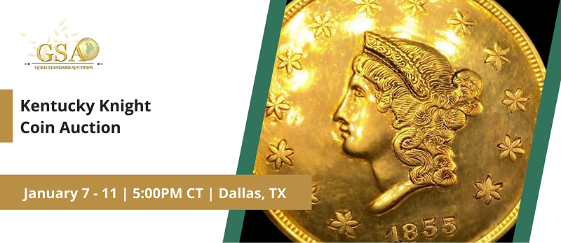 Kentucky Knight Coin Auction | January 7 - 11, 2026  |  5:00 PM Central