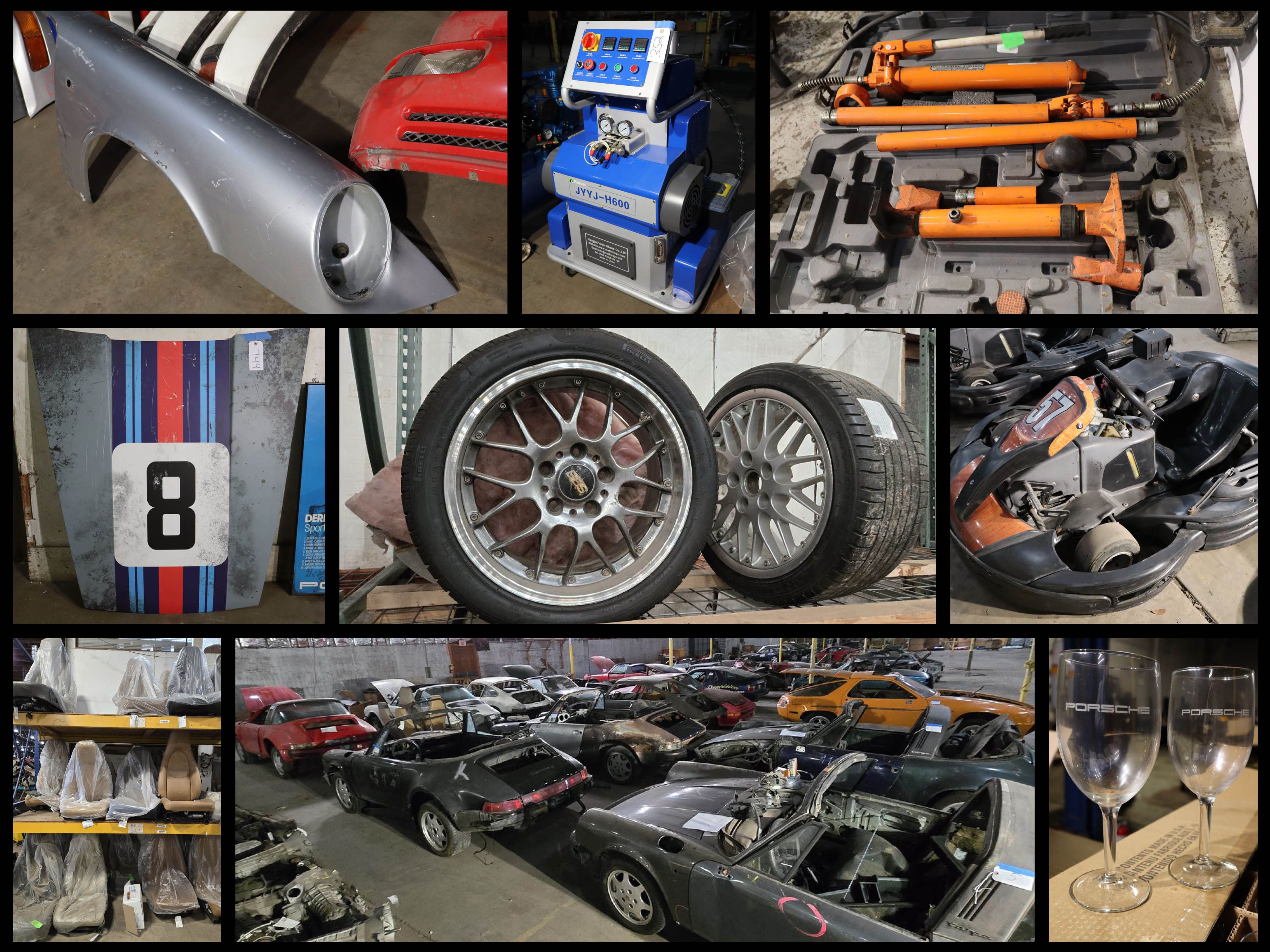 Largest Porsche Dismantler 10 Auction Downsize #1