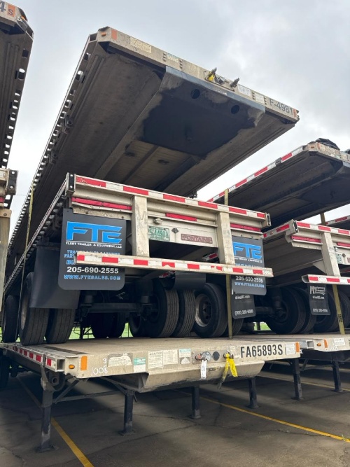 Over 100 Flatbed Trailers - Montgomery Transport Auction	