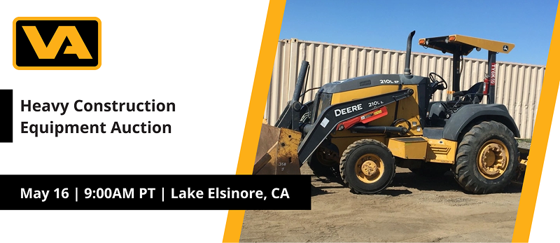 Vantage Auctions - Heavy Construction Equipment | Saturday, May 16, 2026  |  9:00 AM Pacific