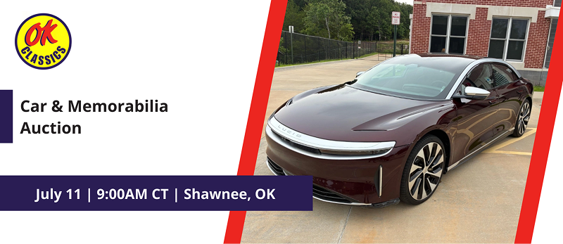 Car & Memorabilia Auction | Saturday, July 11, 2026  |  9:00 AM Central