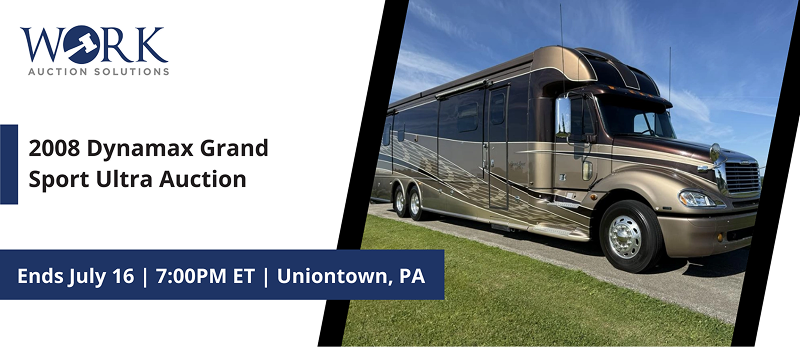 2008 Dynamax Grand Sport Ultra Auction | Lots start closing Thursday, July 16, 2026  |  7:00 PM Eastern