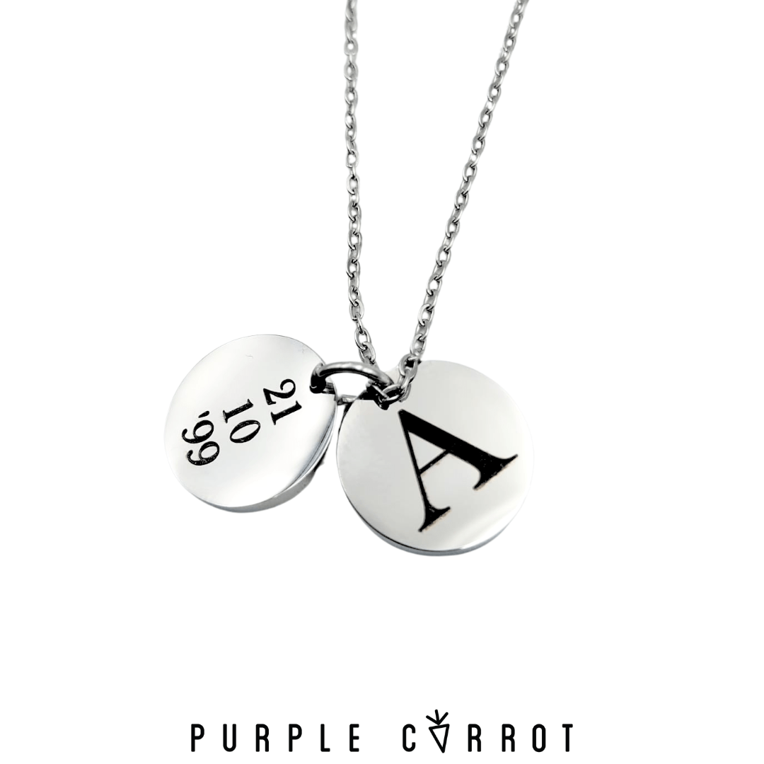 Timeless Imprint Initial Necklace