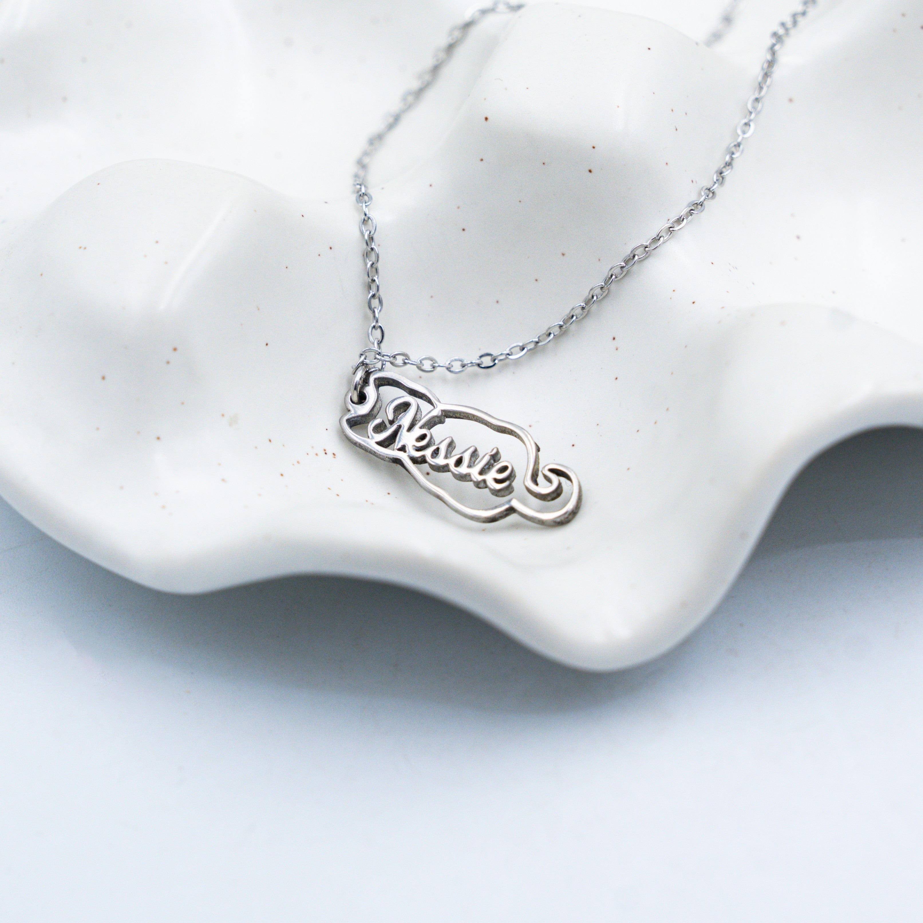 Cutie Cat Name Necklace