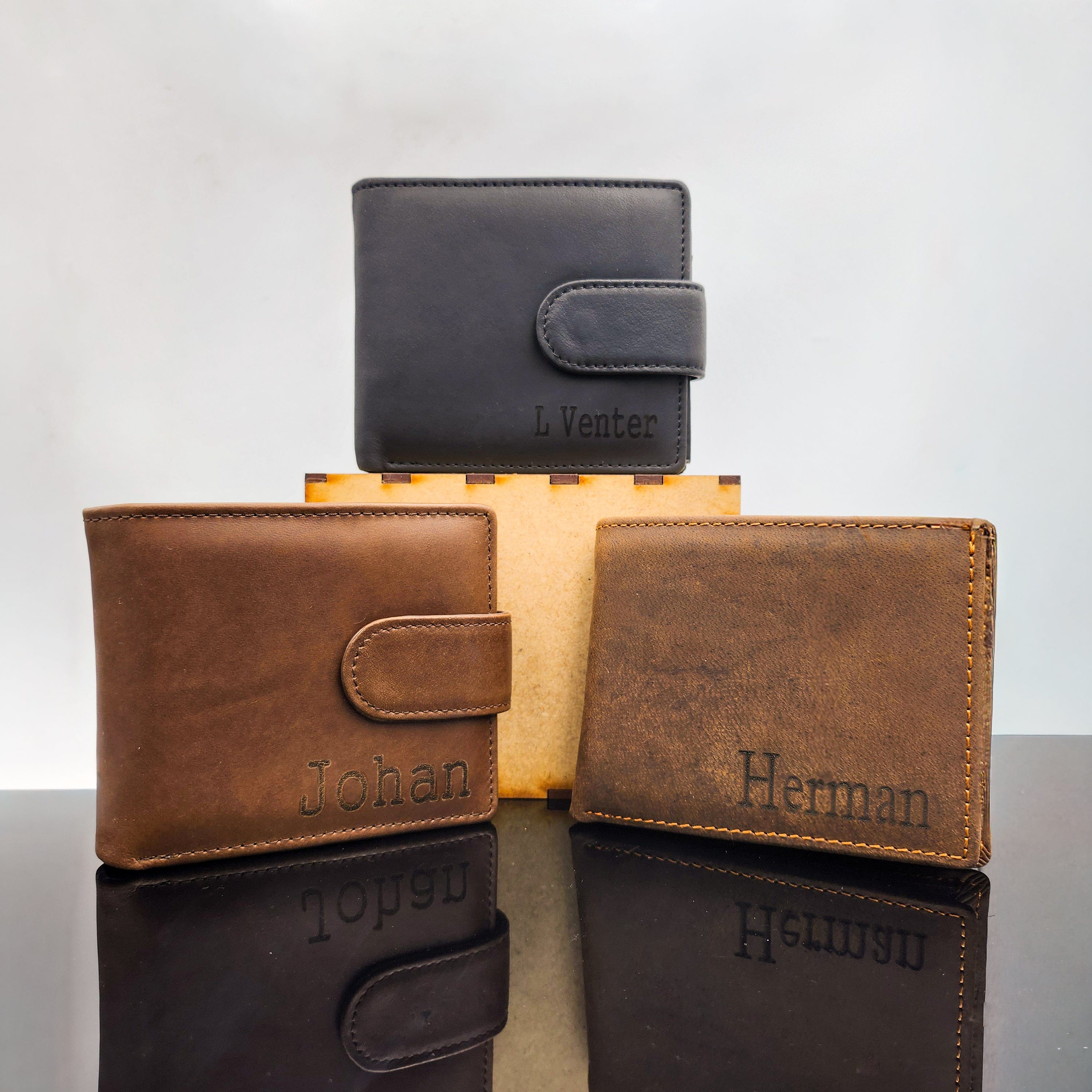Real Bovine Leather Wallets