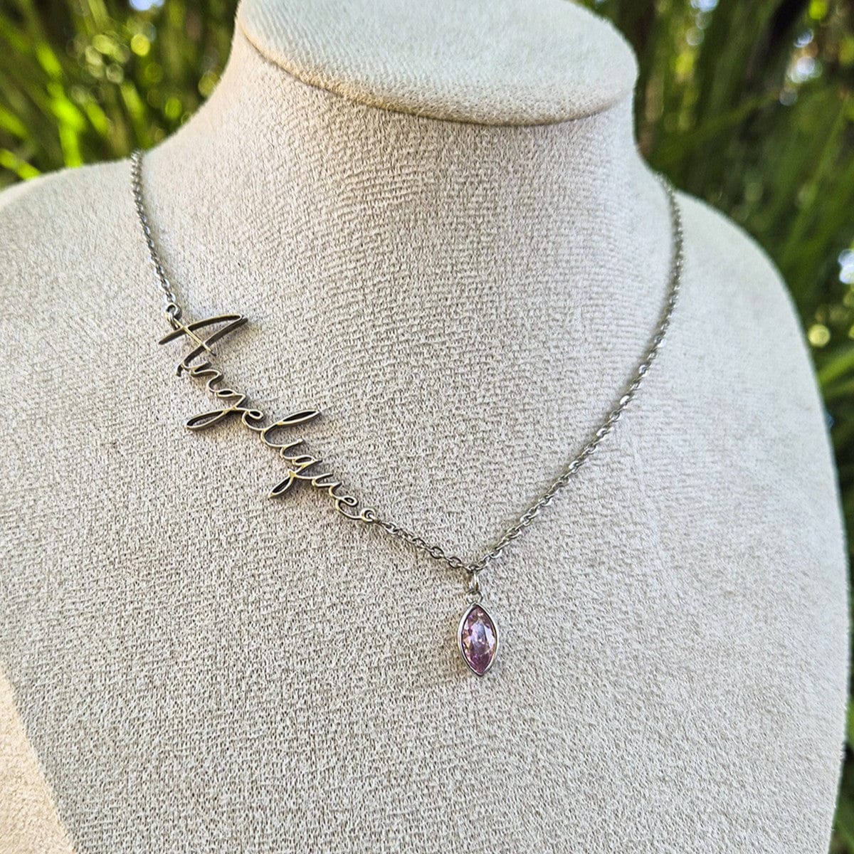 Signature Cutout Name Necklace