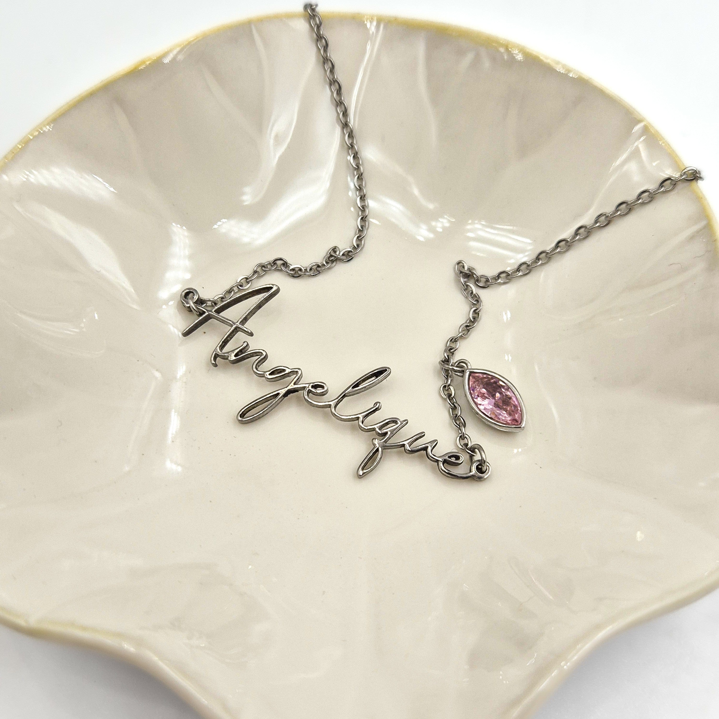 Signature Cutout Name Necklace