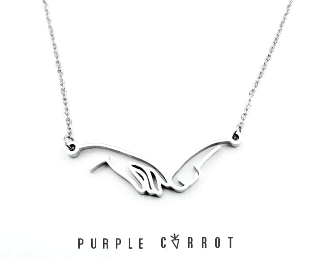 Hand & Paw Pendant Necklace