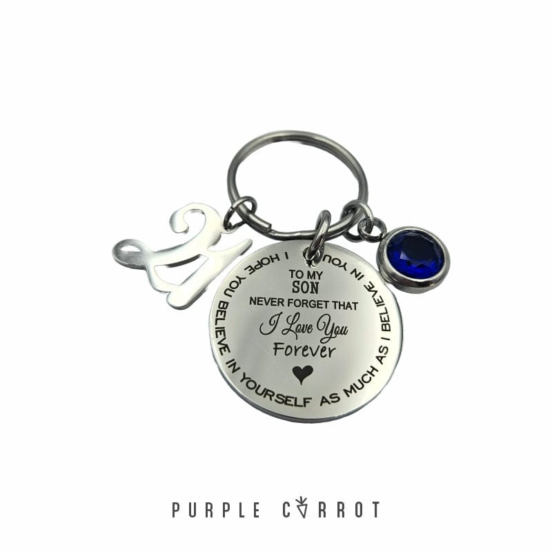 Round Disc Birthday Keychains