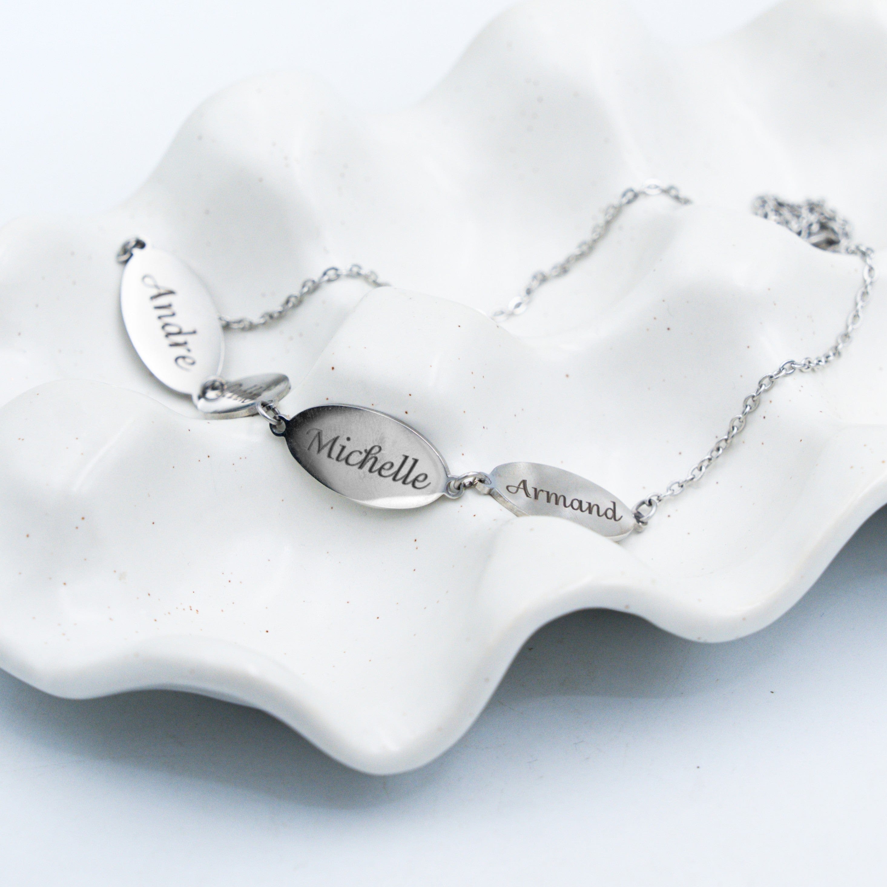 Oval Disc Necklace