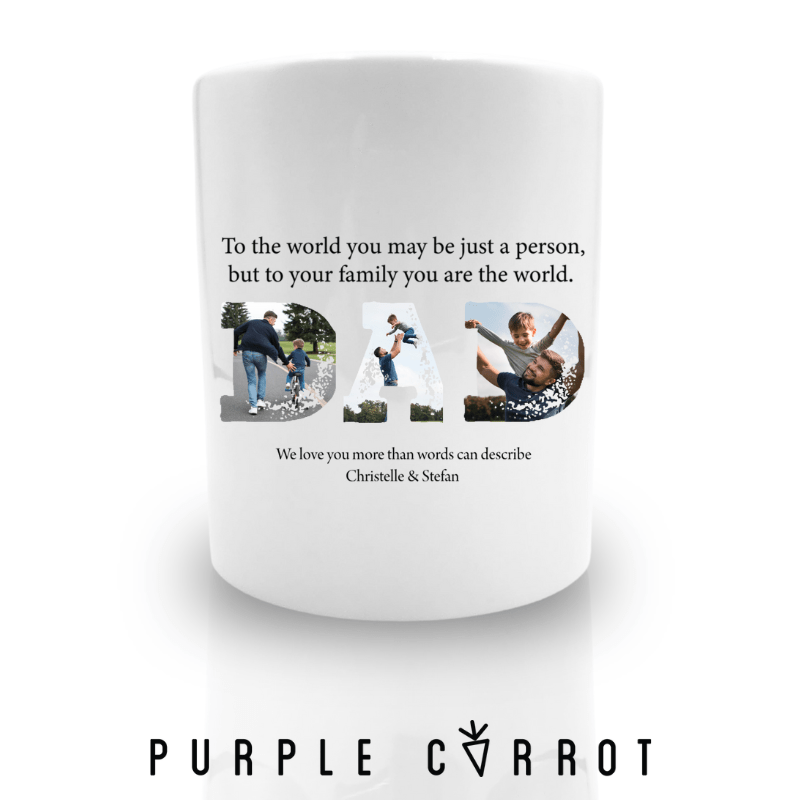 Treasured Memories with Dad Customisable Mug