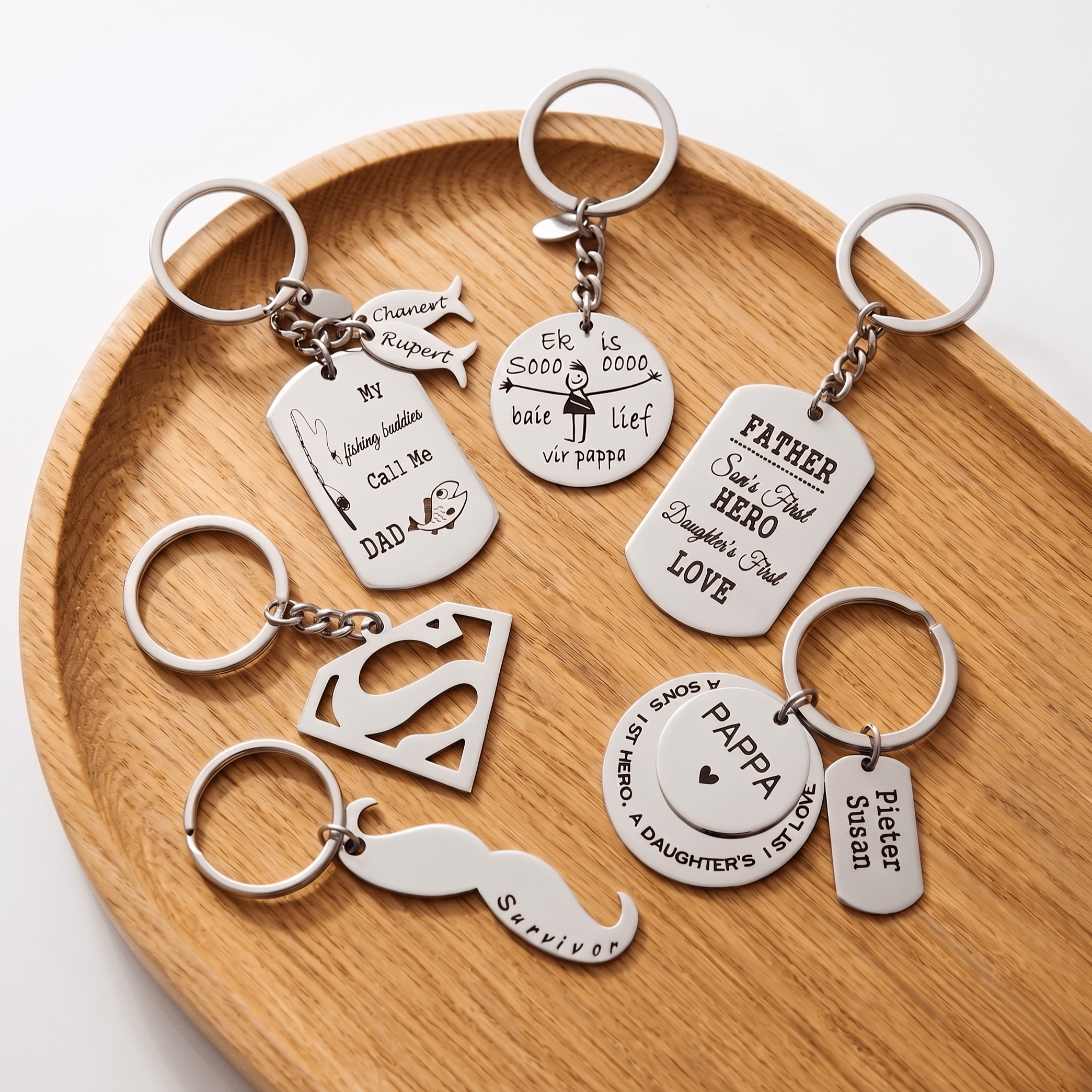 Dad Keychains (Different Options)