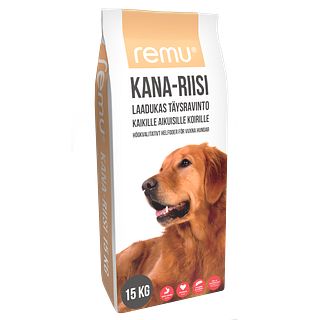 Remu koiranruoka kana-riisi 15kg