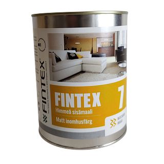 Fintex 7 sisämaali himmeä 0,9L valkoinen