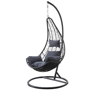 Tabell riipputuoli telineessä musta