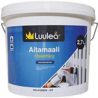 Luuleå aitamaali puolihimmeä 2,7L valkoinen