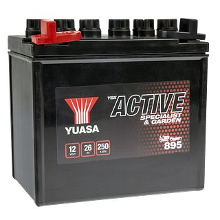 Yuasa 896 ruohonleikkuriakku 26AH 250A  +/-