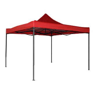 Tabell Pop-Up telttakatos 3x3m punainen