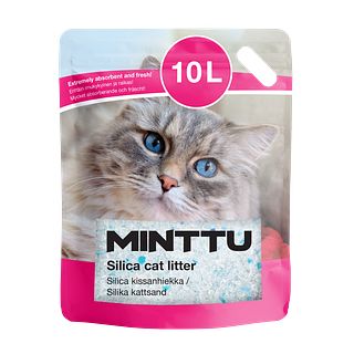 Minttu kissanhiekka silica 10L