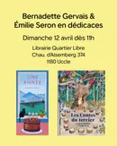 DOUBLE DEDICACE #JEUNESSE ! BERNADETTE GERVAIS - ÉMILIE SERON 😄