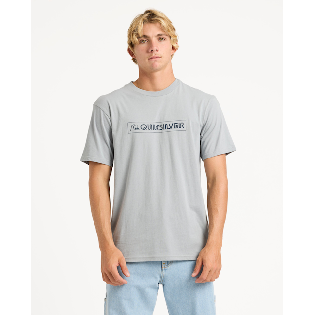 Mens Qs Box T-Shirt - QUARRY / S