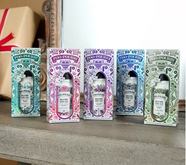 Poo-Pourri Set of 5 2oz Deodorizers with Gift Box