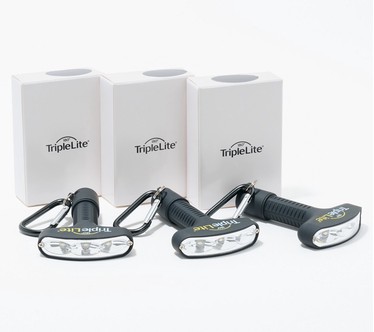 Triplelite Set of 3 50-Lumen Flashlights on Key Chains