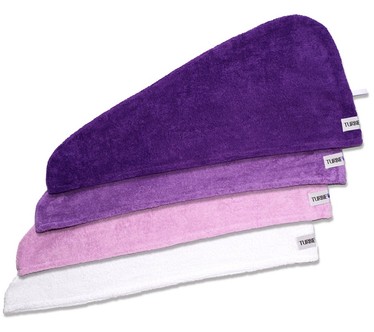 Turbie Twist Set of 4 100% Cotton Ombre Color Hair Towels