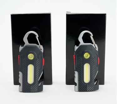 SecureBrite Set of 2 Rechargeable LED Light & Multi-Tool