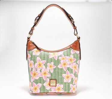 Dooney & Bourke Coated Cotton Plumeria Hobo Sac