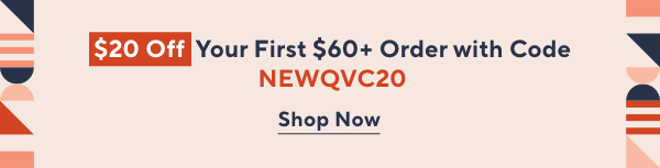 Unlock $20 off Your First Purchase