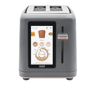 Livwell 2-Slice Toaster with Touch IQ Control and Clock Setting