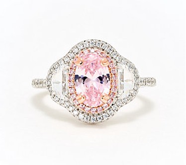 Kathy Hilton x Anna Zuckerman Bella Blush Ring  Sterling Silver