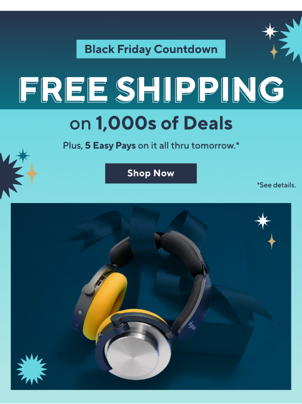 : Countdown to Black Friday