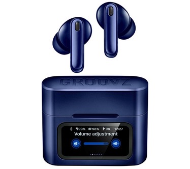 Groovz Active Noise Cancelling Earbuds Touch Screen Case