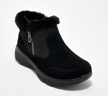 Skechers Easy Going Sweater Knit Ankle Boots