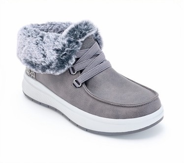 Skechers Slip-ins BOBS Skip Cute Wave Cozy Lined Booties